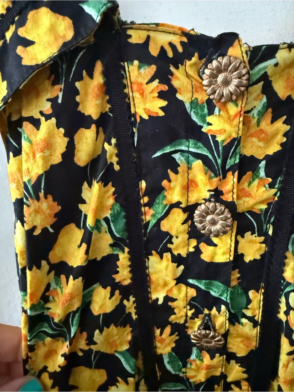 Anthropologie Collared Poplin Swing Mini Dress - Picture 6 of 6
